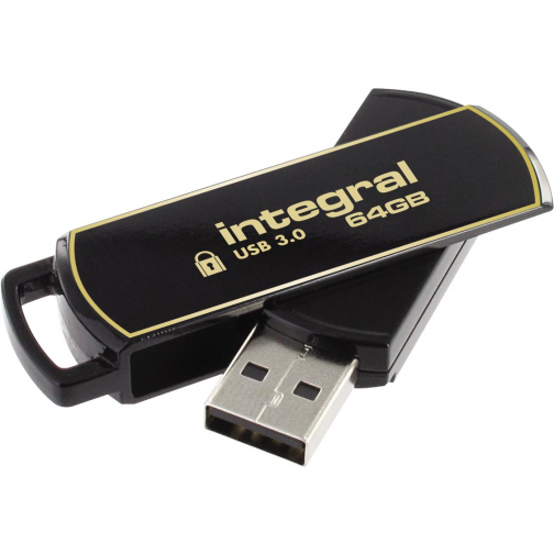 Integral 360 Secure USB 3.0 stick, 64 GB