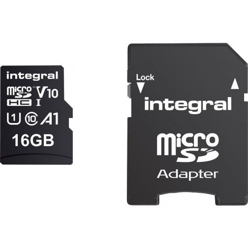 Integral microSDHC geheugenkaart, 16 GB