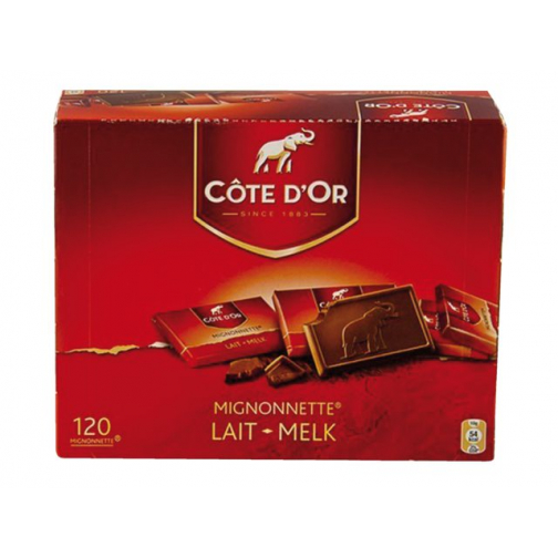 Chocolade Cote d'Or 10gr mignonnette melk 120 stuks