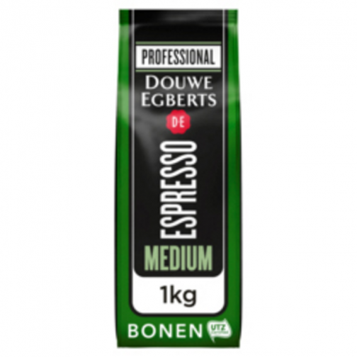 Koffie Douwe Egberts espresso bonen medium roast 1kg