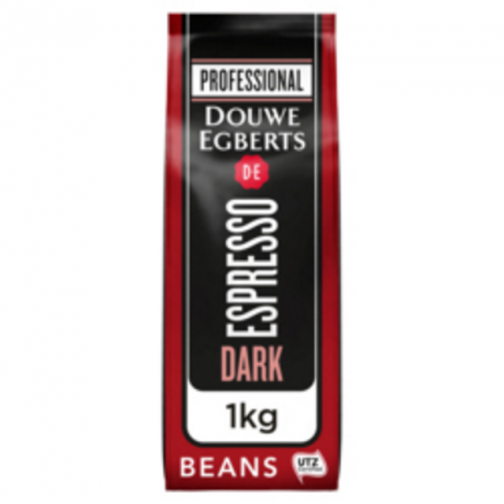 Koffie Douwe Egberts espresso bonen dark roast 1kg