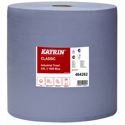 Poetspapier Katrin Industrial extra groot blauw