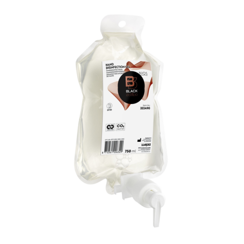 Poetspapierdispenser Satino CR1 zilver 332370