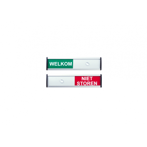 Infobord welkom/niet storen 125x30mm