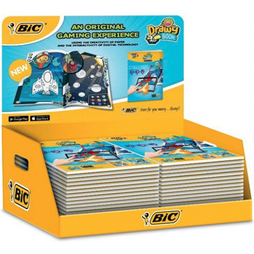 Bic Kids kleurboek Drawy Book, display met 20 stuks