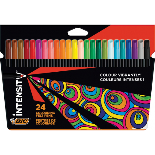 Bic viltstift Intensity Up, etui van 24 stuks