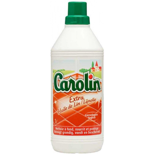 Carolin vloerreiniger extra lijnolie, fles van 1 l