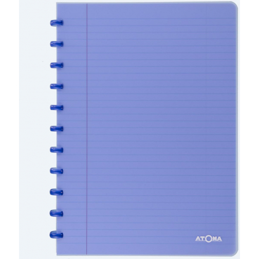Atoma Seyes schrift, ft A4, 144 bladzijden, PP, gelijnd, geassorteerde kleuren