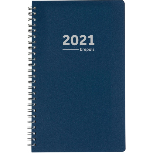 Brepols agenda Breform Polyprop 6-talig, blauw, 2026