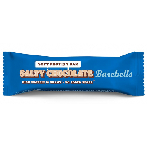 Barebells reep Soft Salty Chocolate, 55 g, pak van 12 stuks