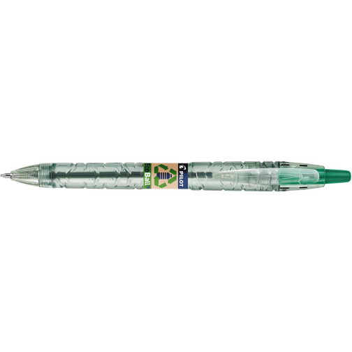 Pilot Ecoball B2P BeGreen balpen, medium punt, 0,3 mm, groen