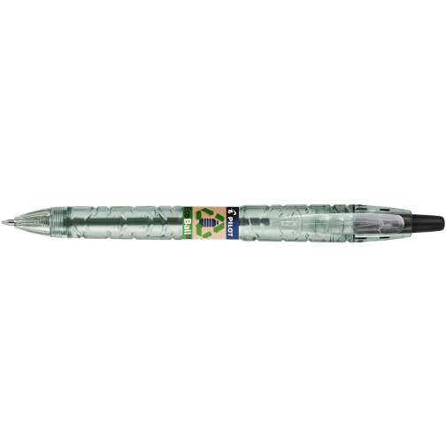 Pilot Ecoball B2P BeGreen balpen, medium punt, 0,3 mm, zwart