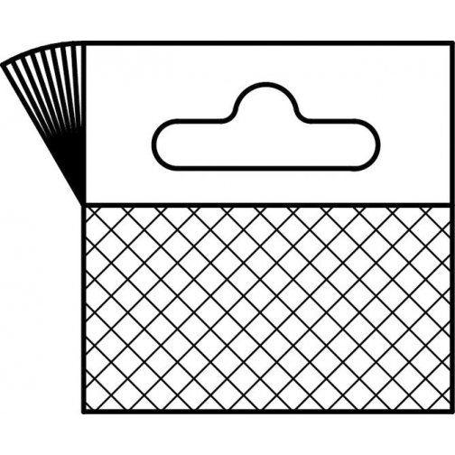 Euroslot 50 x 50 mm, blister met 10 stuks