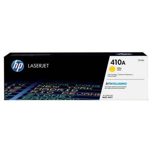 HP toner 410A, 2 300 pagina's, OEM CF412A, geel