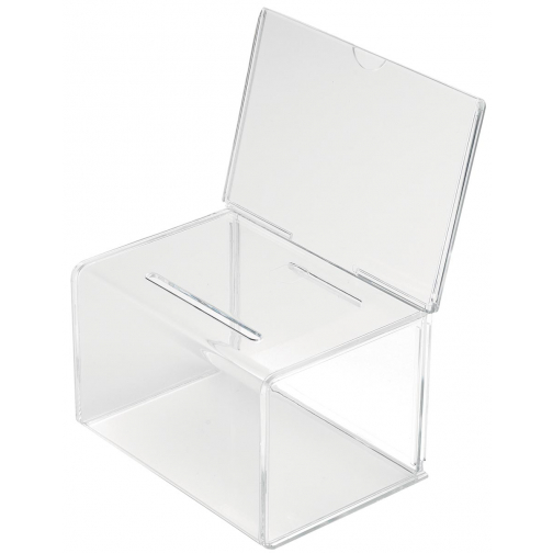 Deflecto ideeënbus met folderhouder, ft 20,5 x 13,5 x 16,5 cm