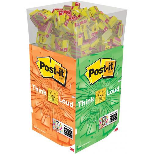 Post-it dumpbin display Notes kubus