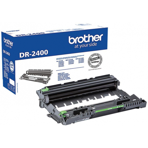 Brother drum, 12.000 pagina's, OEM DR-2400, zwart