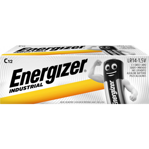 Energizer Industrial alkaline batterij C/LR14/E93, 12 stuks