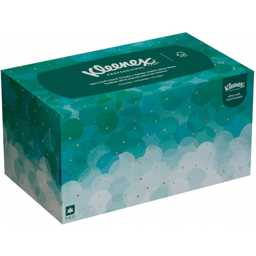 Kleenex papieren handdoeken Ultra Soft Pop-up, intergevouwen, 1-laags, 70 vellen, dispenserdoos