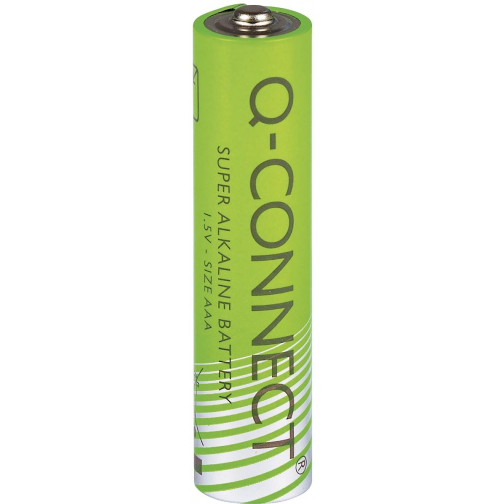 Q-CONNECT batterij, alkaline, AAA, blister van 4 stuks