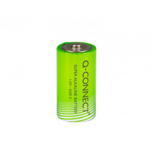 Q-CONNECT batterij, alkaline, C,blister van 2 stuks