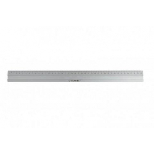 Q-CONNECT meetlat, aluminium, 40 cm, in ophangetui