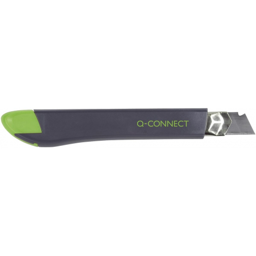 Q-CONNECT Heavy Duty cutter, zwart/groen