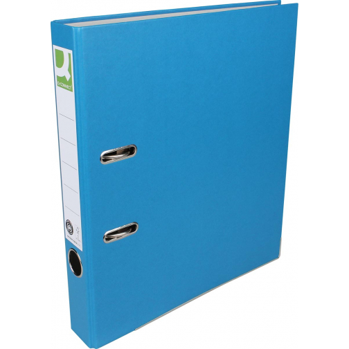 Q-CONNECT ordner, voor ft A4, uit Recycolor papier, rug van 5 cm, blauw
