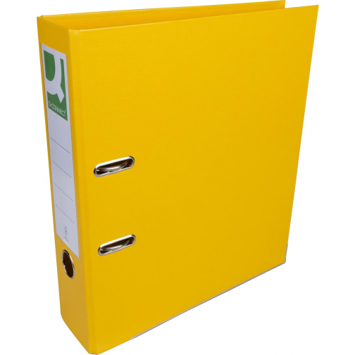 Q-CONNECT ordner, voor ft A4, volledig uit PP, rug van 8 cm, geel