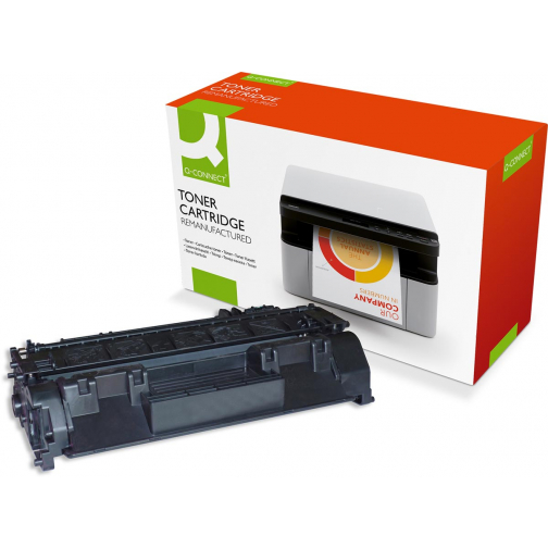 Q-CONNECT toner zwart 2700 pagina's voor HP - OEM CF280A