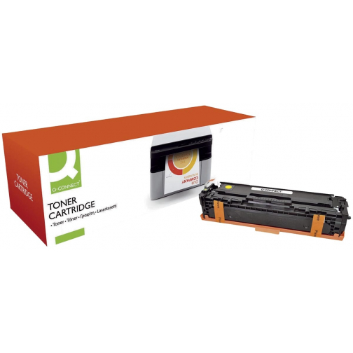 Q-CONNECT toner geel 1800 pagina's voor HP - OEM: CF212A