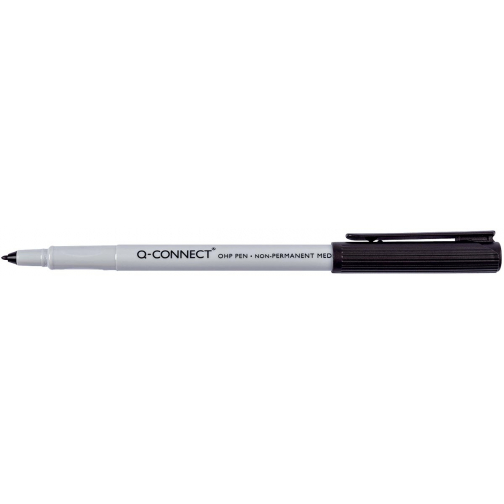 Q-CONNECT OHP-marker, non permanent, medium, zwart