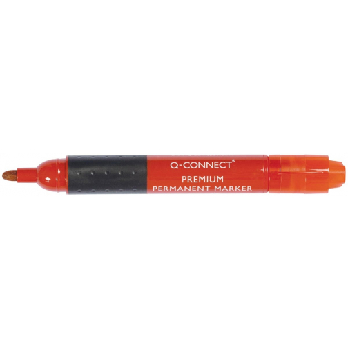 Q-CONNECT premium permanent marker, 3 mm, ronde punt, rood