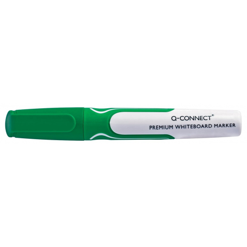 Q-CONNECT Premium whiteboard marker, 3 mm, ronde punt, groen