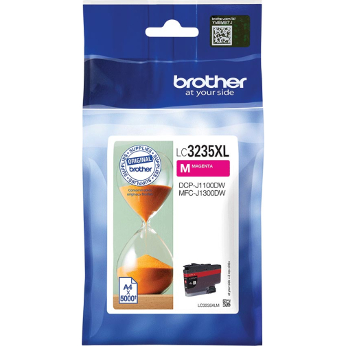 Brother inktcartridge, 5.000 pagina's, OEM LC3235XLM, magenta