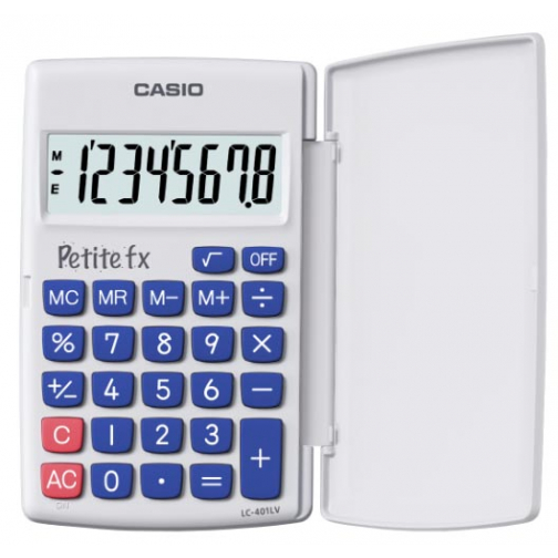 Casio zakrekenmachine Petite FX, wit