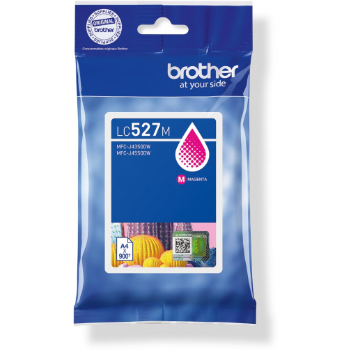 Brother inktcartridge, 900 pagina's, OEM LC-527M, magenta