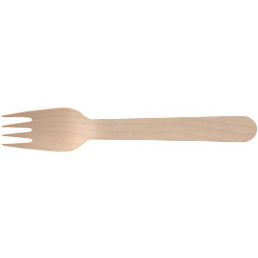 Conpax vork Pure, uit hout, 16,5 cm, pak van 250 stuks
