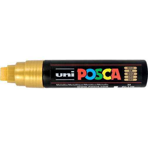 Uni POSCA paintmarker PC-17K, 15 mm, goud