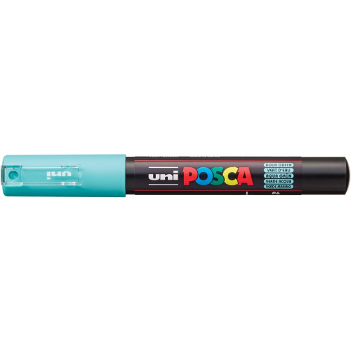 Uni POSCA paintmarker PC-1MC, 0,7 mm, zeegroen