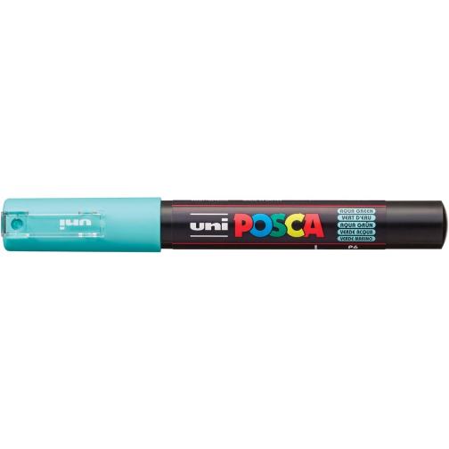 Uni POSCA paintmarker PC-1MC, 0,7 - 1 mm, zeegroen
