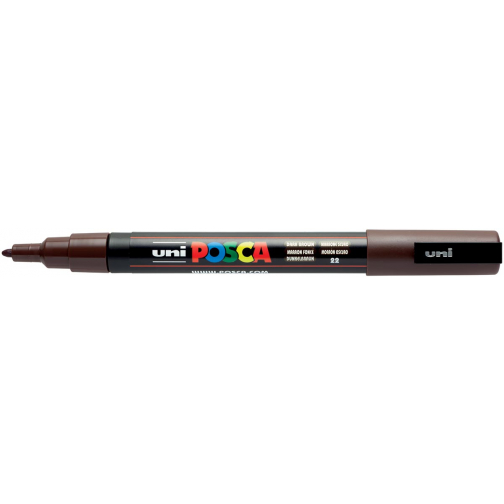 Uni POSCA paintmarker PC-3M, 1,5 mm, donkerbruin