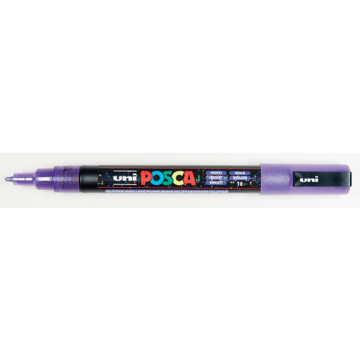 Uni POSCA paintmarker PC-3ML, 1,5 mm, glitter, violet