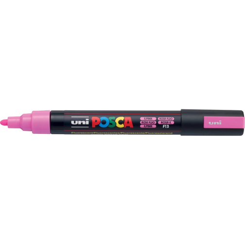 Uni POSCA paintmarker PC-5M, 1,8 - 2,5 mm, fluo roze