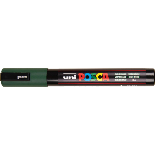 Uni POSCA paintmarker PC-5M, 1,8 - 2,5 mm, Engels groen
