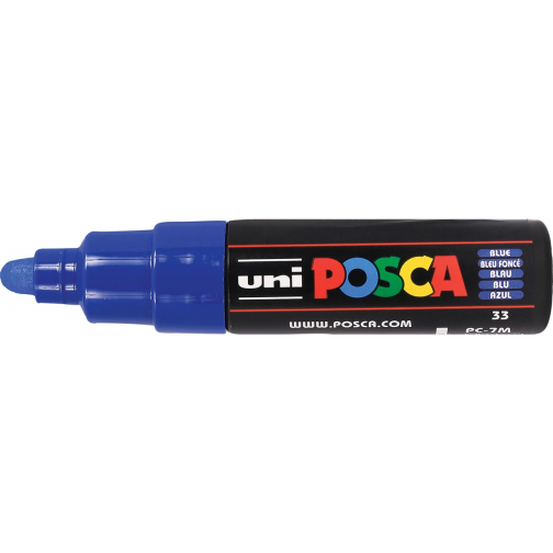 Uni POSCA paintmarker PC-7M, 4,5 - 5,5 mm, donkerblauw