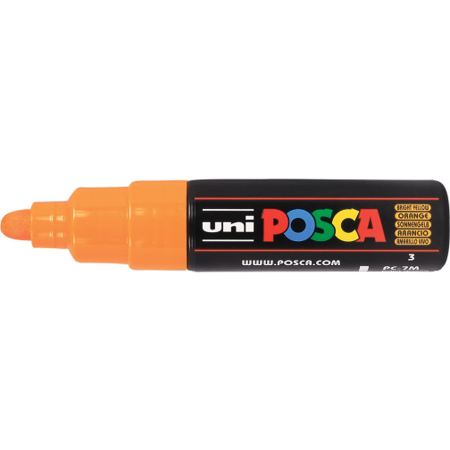 Uni POSCA paintmarker PC-7M, 4,5 - 5,5 mm, oranje
