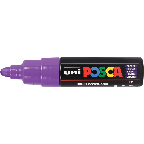 Uni POSCA paintmarker PC-7M, 4,5 - 5,5 mm, paars