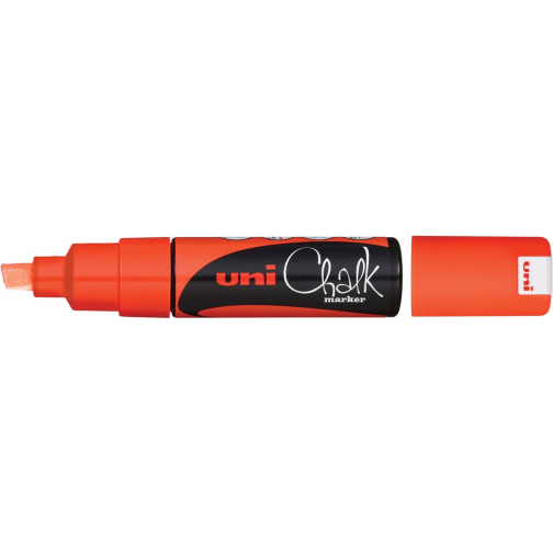 Uni-ball krijtmarker PWE-8K, fluo-oranje