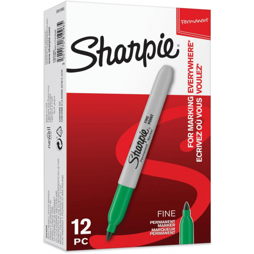 Sharpie permanent marker, 1 mm, groen